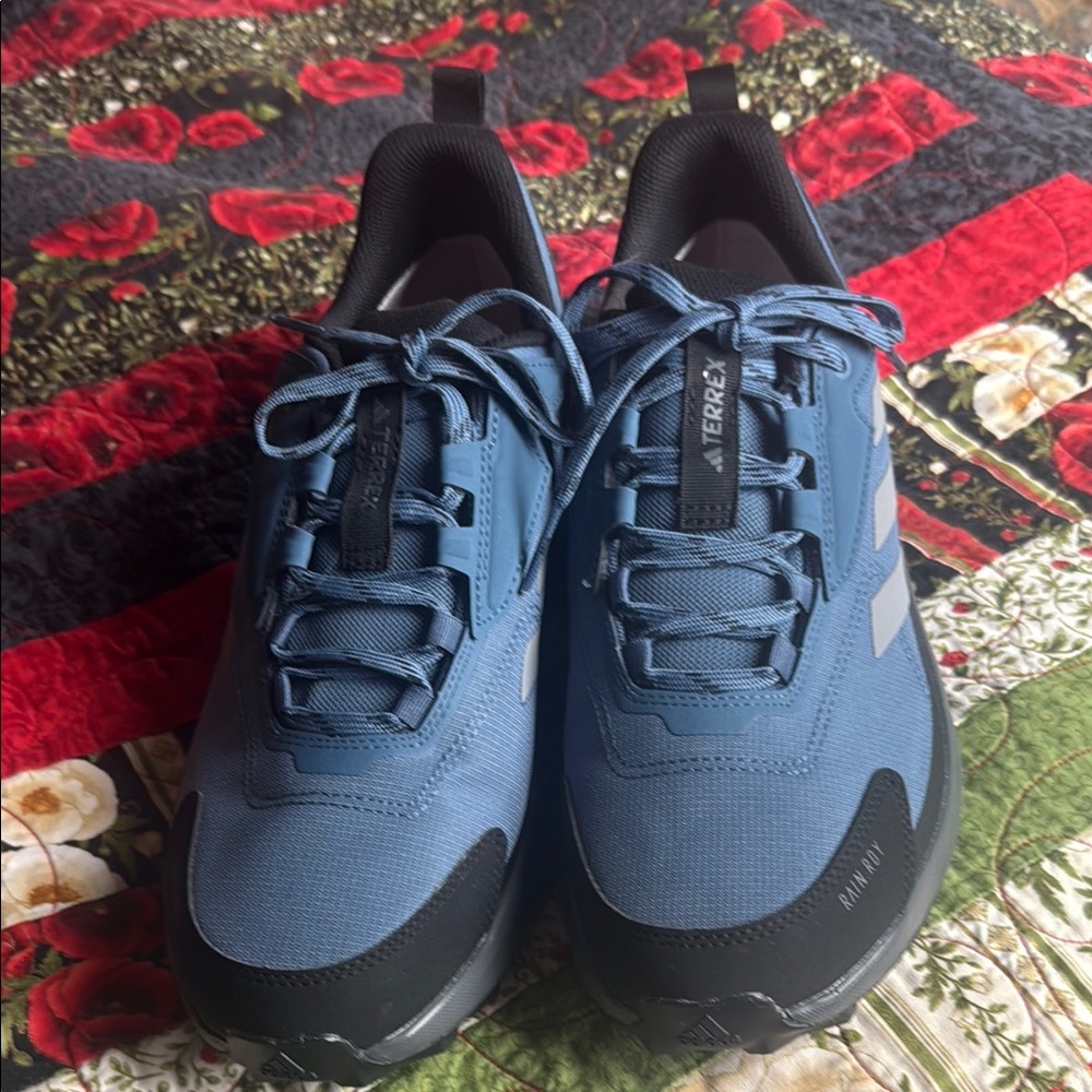 adidas Blue and Black Athletic Shoes